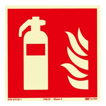 Brandblusser Bord (F001) / Fotoluminescerend Brandveilig...