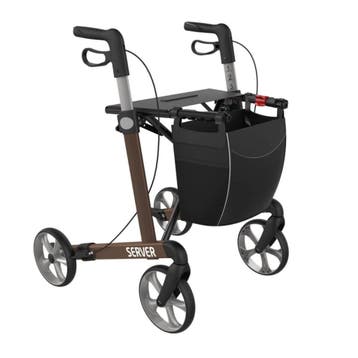 Rehasense Server Rollator – Inclusief Zachte Banden & Rugban, Ophalen of Verzenden, Nieuw