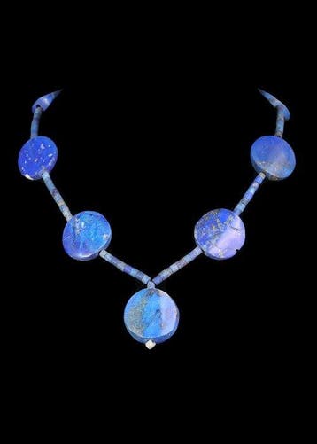 West-Aziatisch lapis lazuli Kralenketting (Zonder