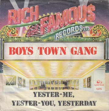 Boys Town Gang - Yester-Me, Yester-You, Yesterday, Ophalen of Verzenden, Gebruikt
