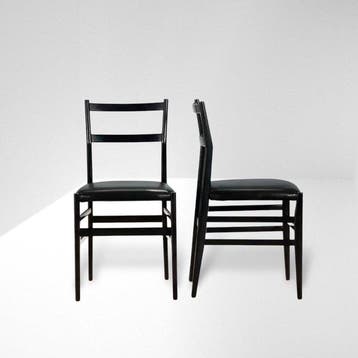 Cassina - Gio Ponti - Leggera - Stoel (2) - Ash - zitting