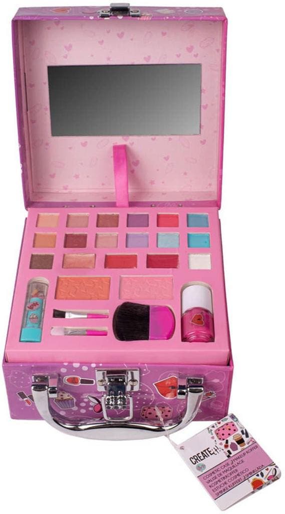 Create it! Make-up Koffertje Paars, Kinderen en Baby's, Speelgoed | Overig, Nieuw, Ophalen of Verzenden
