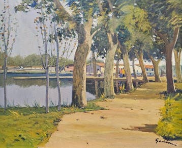 Antonio Sadurní (1927–2014) - NO RESERVE - Walk along Lake