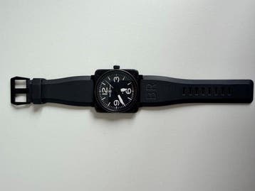 Bell & Ross - BR 01 - BR01-92-S - Heren - 2008, Nieuw