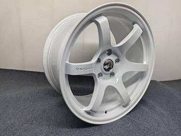 Velgen TE37 Style 6-Spaak Gloss White – HP Parts, Nieuw, Personenwagen, Velg(en)