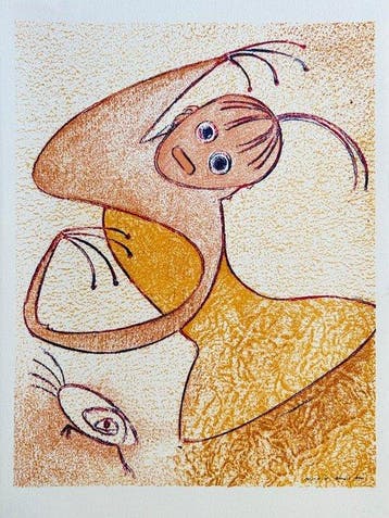 Max Ernst (1891-1976) - A San Lazzaro - Lithographie
