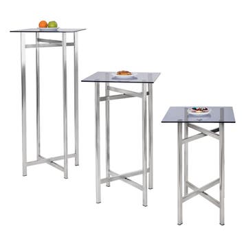 GGM Gastro | (3 stuks) Bijzettafel - inklapbaar - Hoogte: |, Verzenden, Nieuw in verpakking