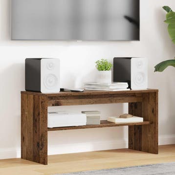 vidaXL TV-kast 80 x 30 x 40 cm Oudhout Bewerkt hout, Minder dan 50 cm, Verzenden, Nieuw, Minder dan 100 cm
