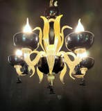 Kroonluchter - Glas - Kroonluchter met vijf lampen