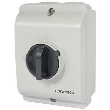 Norwesco ESWPX werkschakelaar - 3-polig - 16A - IP65, Verzenden, Nieuw