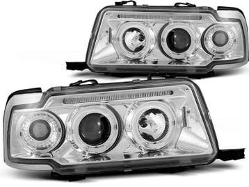Koplampen Audi 80 Angel Eyes Chroom, Auto-onderdelen, Ophalen of Verzenden, Nieuw