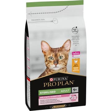 Purina Pro Plan Cat Adult 1+ Sterilised 3kg Kip, Verzenden, Nieuw