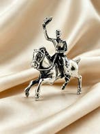 Figuur - Caballero en caballo plata - Zilver, Antiek en Kunst, Antiek | Goud en Zilver