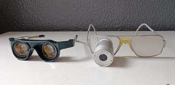 Themacollectie - Vintage brillen - Carl Zeiss and LB3-2×, Antiek en Kunst