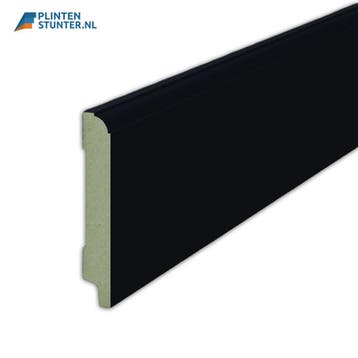 Zwarte Kraal Plinten RAL 9005 – Klassiek Profiel, Doe-het-zelf en Verbouw, Verzenden, Nieuw