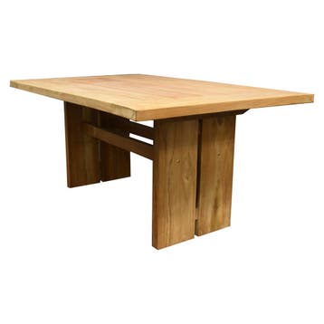 Paris lounge-diningtafel 140x90xH63 cm, Ophalen of Verzenden, Nieuw, Teakhout