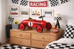 Goki - Trapauto Goki Ride On Racing Car, Retro Roller