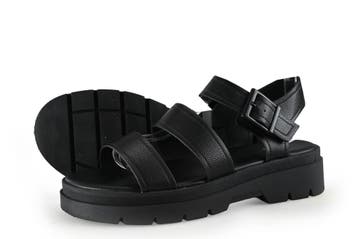 Graceland Sandalen in maat 42 Zwart, Sandalen, Verzenden, Zwart, Zo goed als nieuw