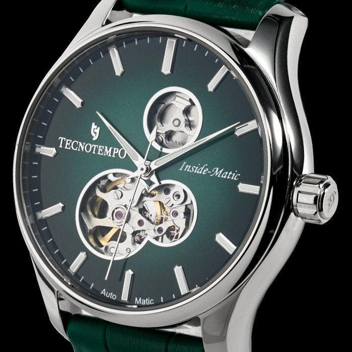 Tecnotempo - Inside Matic - Automatic - Green Dial - -, Sieraden, Tassen en Uiterlijk, Horloges | Heren