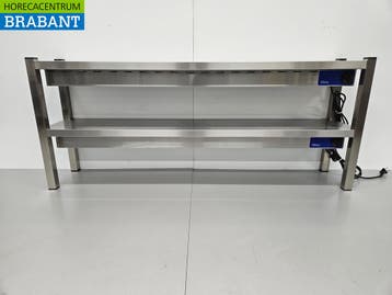 HCB RVS Dubbele Warmtebrug Warmhoudbrug Verwarmde etagère, Ophalen of Verzenden, Nieuw in verpakking