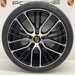 Porsche Panamera 971 21 Exclusive Design Sport zwart/alu set, Auto-onderdelen, Ophalen, Banden en Velgen, Nieuw, 21 inch