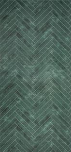 Wandpaneel Isodeco Visgraat 120x260 cm SPC Groen (Doosinhoud, Ophalen of Verzenden, Nieuw, Overige typen