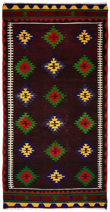 Yuruk - Vloerkleed - 342 cm - 173 cm - Yuruk Kelim, Nieuw