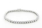 5,1 CT Diamanten Tennisarmband 18 Karaat Witgoud 17,5 cm, Nieuw, Ophalen of Verzenden, Met edelsteen, Goud