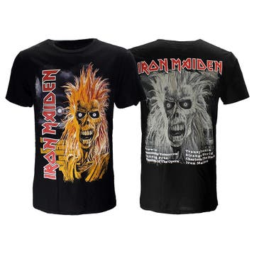 Iron Maiden First Album Tracklist T-Shirt, Kleding | Heren, Verzenden, Nieuw