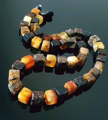 Amber Unieke natuurlijke Baltische barnsteen unisex ketting