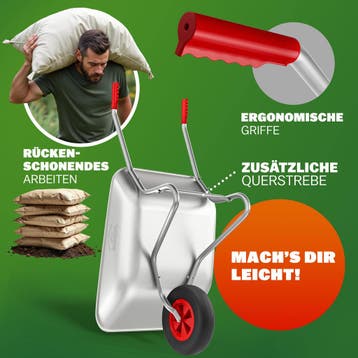 Kruiwagen Metaal 80L max 100kg (Tuingereedschap, Tuinieren), Verzenden, Nieuw