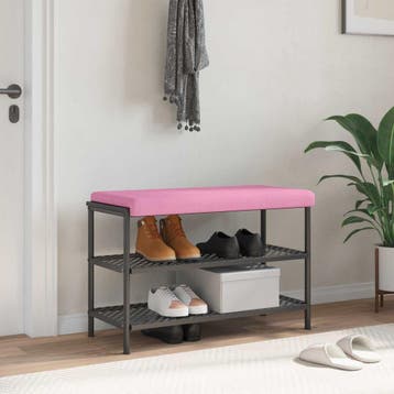 vidaXL Bankkussen Stof Roze Diepte 35 cm, Verzenden, Nieuw, Roze
