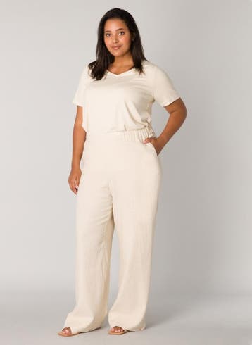 Base Level Curvy broek Yula Maat:, Verzenden, Nieuw, Overige kleuren