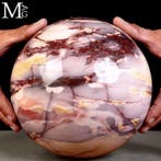 Straordinaria Sfera in Mookaite - Roodnevel. - Hoogte: 188