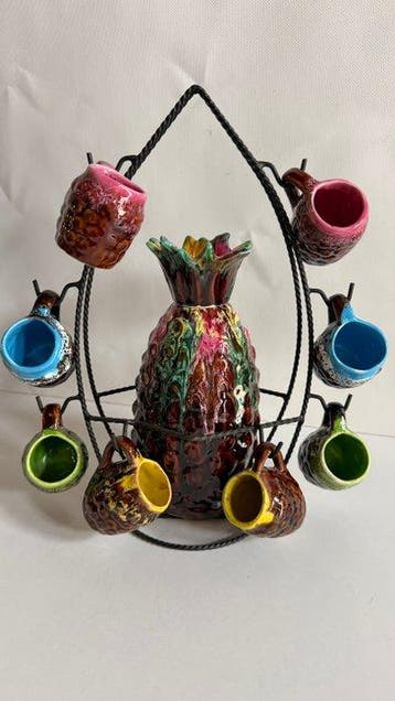 Drankservies voor 6 - Keramiek - Tafelkunst, Antiek en Kunst