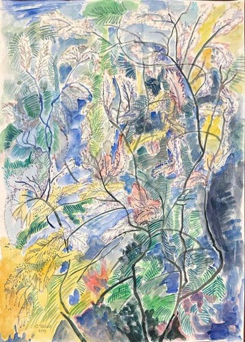 Claire Szilard (1920-2017) - Forest flora