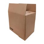 Vouwdoos 450x300x400mm dubbelgolf karton bruin fefco 0201, Ophalen of Verzenden