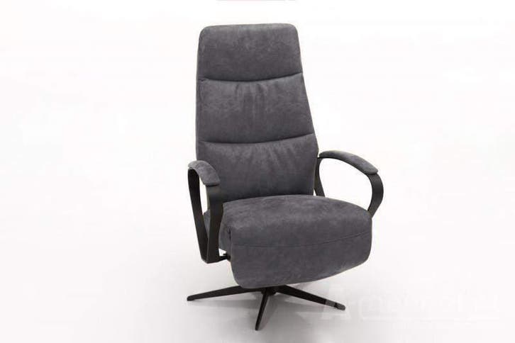 Relaxfauteuil Hitzum - relaxfauteuils - Grijs, Huis en Inrichting, Stoelen, Grijs, Nieuw, Stof