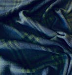 Zacht en elegant Schotse stof van wol- en katoenmengsel,, Antiek en Kunst, Antiek | Kleden en Textiel