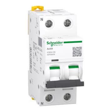 Schneider installatieautomaat / 1-polig + nul, C6A / Acti9 /, Doe-het-zelf en Verbouw, Elektra en Kabels, Ophalen of Verzenden