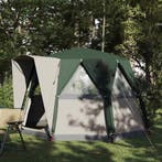 vidaXL Cabine Tent 3-Persoon met dak Groen en Wit 320 x 320, Verzenden, Nieuw