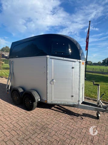 Oerdegelijke Bockmann 1,5 paards! Zadelkamer! 2020!, Ophalen, Zo goed als nieuw, Aluminium, 1½-paards trailer