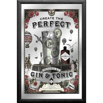 Perfect Hendricks Gin & Tonic Spiegel, Ophalen of Verzenden