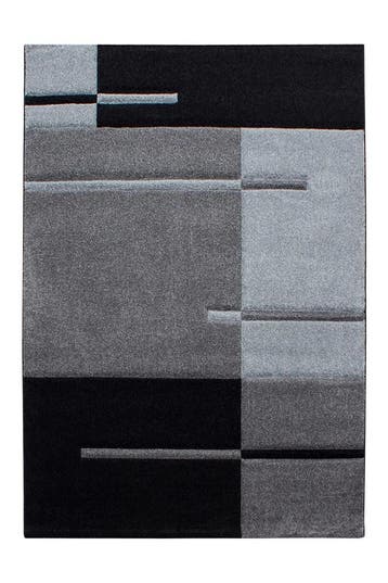 Modern Vloerkleed | Hawaii | Geometrisch | Grijs | 80x150 cm, Verzenden, Nieuw