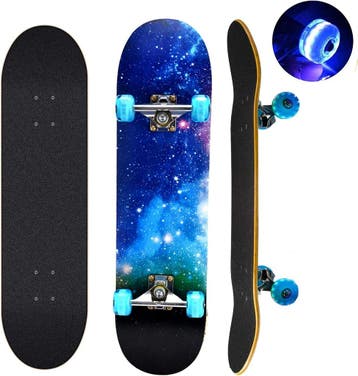 Compleet Skateboard | 7-laags Esdoorn | Tweedekansje OP=OP, Ophalen of Verzenden, Zo goed als nieuw, Skateboard