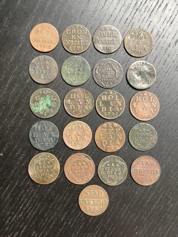 Nederland. Duit 1739-1788 (Zonder minimumprijs)