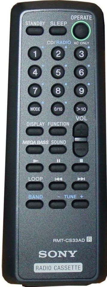 Afstandsbediening Sony rmt-cs33ad, Ophalen of Verzenden, Nieuw, Origineel