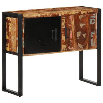 vidaXL Wandkast 90x35x75 cm massief gerecycled hout, Huis en Inrichting, Verzenden, Nieuw, Hout, 60 cm of meer