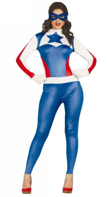 Superhelden kostuum jumpsuit vrouw, Ophalen of Verzenden, Nieuw