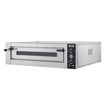 HCB Pizzaoven - 9 pizzas - 34 cm doorsnede - 400V - RVS, Verzenden, Nieuw in verpakking